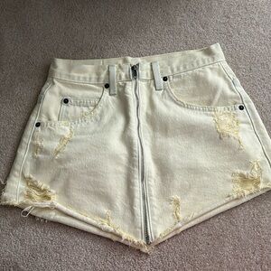 Yellow Carmar Denim skirt